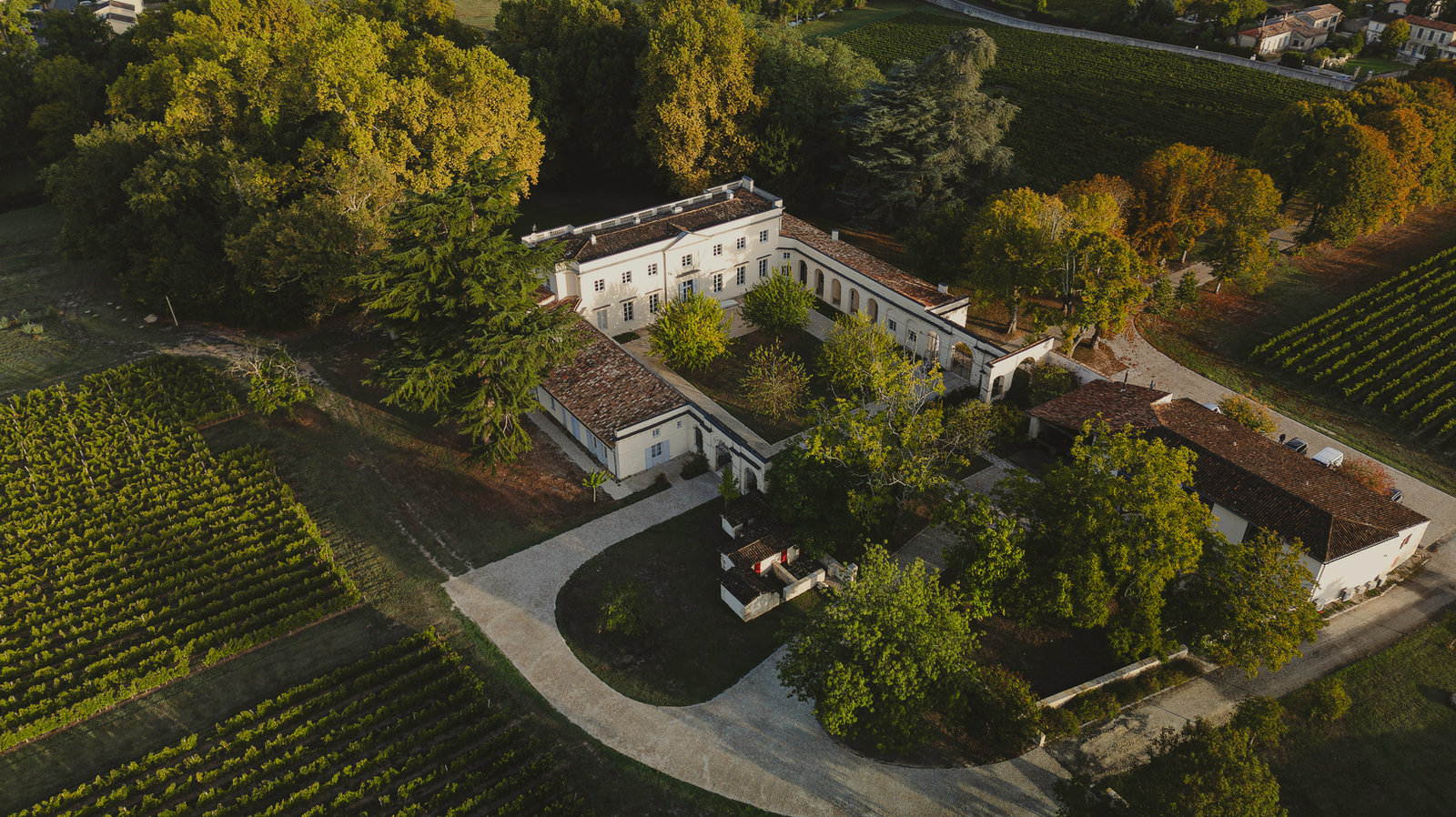 Le Château de l’Hospital vu du ciel